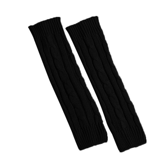 beishanbush Clothing 2025 Socks Knitted Wool Winter Warm Leg Warmers Pile Warmers Thick Warmers Black