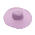 thumbnail image 1 of beishanbush Clothing 2025 Sun Hats Summer Hats for Women Wide Bongrace Women Straw Beach Hat Little Girl Sun Cap Foldable Ladies Hats Purple, 1 of 3