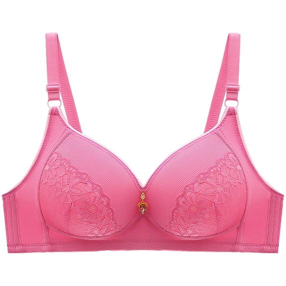 beishanbush Clothing 2025 Bra Under $5 Women's Underwear Comfortable Soft Solid Color Bras Large Size Bra No Ring Gathering Bra