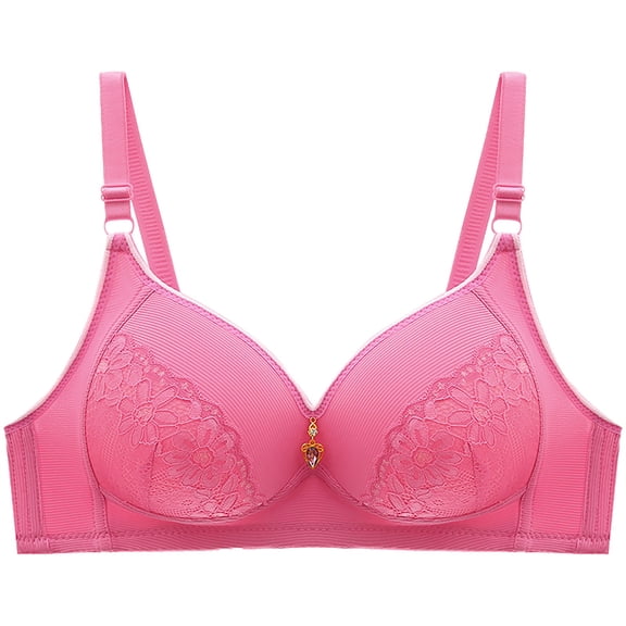 beishanbush Clothing 2025 Bra Under $5 Women's Underwear Comfortable Soft Solid Color Bras Large Size Bra No Ring Gathering Bra