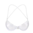 thumbnail image 1 of beishanbush Clothing 2026 Underwear Under $5 Transparent Clear Bra Invisible Strap Plastic Bra Disposable Underwear Bra, 1 of 4