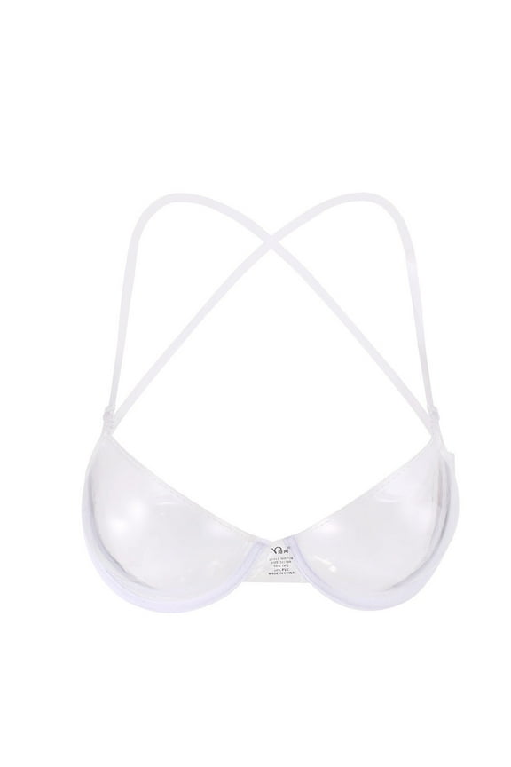 Clothing 2026 Underwear Under $5 Transparent Clear Bra Invisible Strap Plastic Bra Disposable Underwear Bra