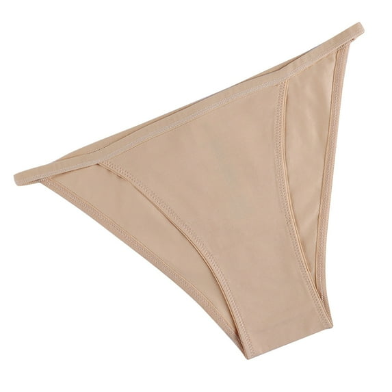 beishanbush Clothing 2025 Women'S Panties Under $5 Cotton Underwear for Women Plus Size String Bikini Panties Low Waist Underwear High Cut Stretch Ladies Briefs