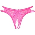 thumbnail image 1 of beishanbush Clothing 2025 Women'S Panties Under $5 Women's Lace Underpants Open Crotch Panties Low Waist Briefs Underwear, 1 of 2