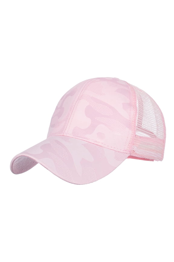 Visors Fashion Women Men Breathable Beach Adjustable Baseball Cap Hop Hat Sun Hat Pink