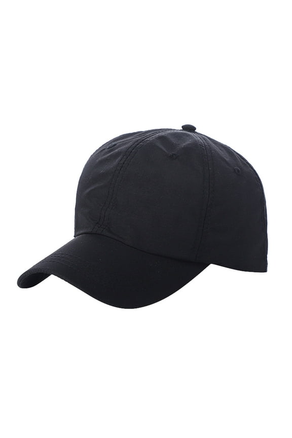 Visors Summer Quick Drying Cap Baseball Cap Outdoor Sports Breathable Sun Cap Black