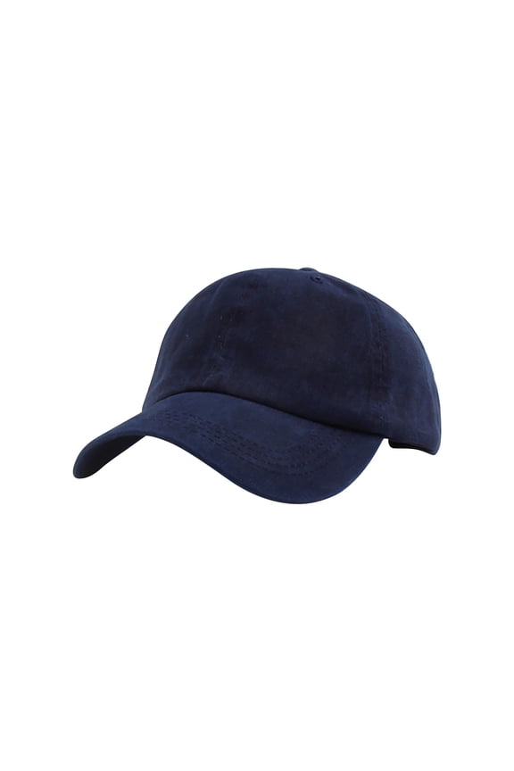 Visors Unisex Baseball with Ponytail Opening Ponytail Adjustable Breathable Solid Caps Navy