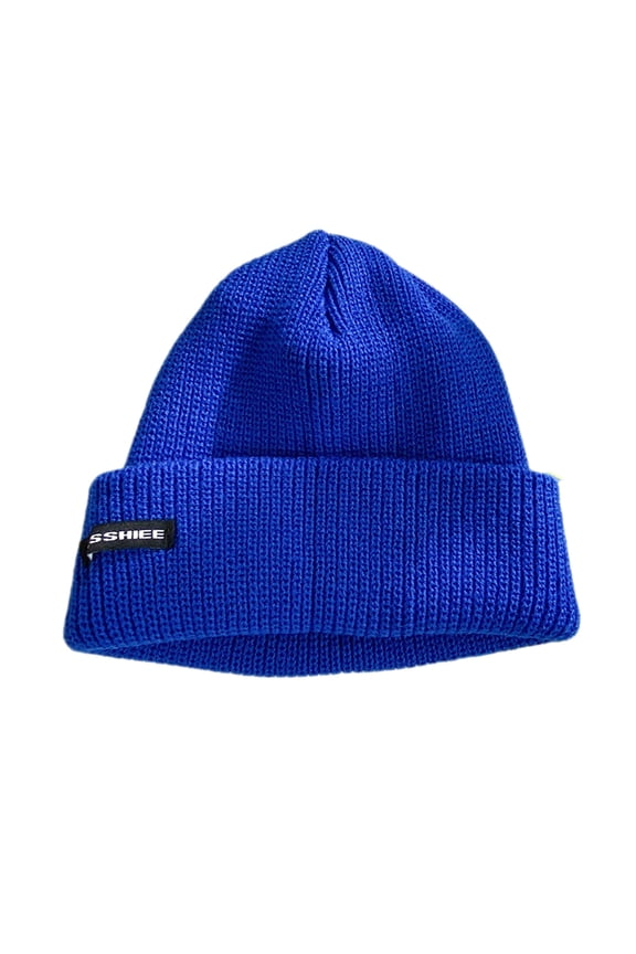Visors Unisex Winter Thicken Hat Warm Hat for Men and Women Ear Warm Hat Blue