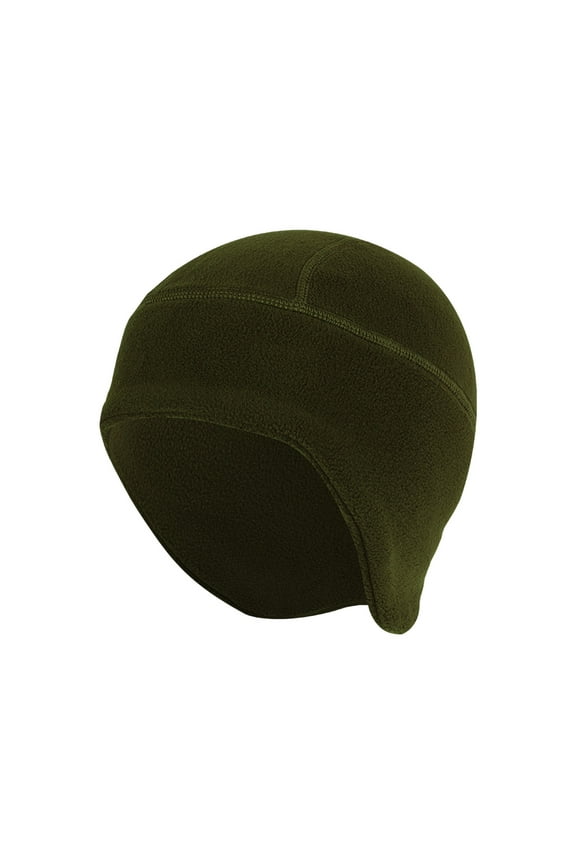 Baseball Caps Cycling Running Beanie Hats Under Windproof Cycle Hats Cover Ears for Adults Men and Women Outdoor Sports Riding Skiing Climbing Army Green