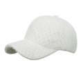 thumbnail image 1 of beishanbush Baseball Caps Fashion Women Men Sport Solid Color Keep Warm Knitting Beach Baseball Cap Hop Hat Sun Hat White, 1 of 5