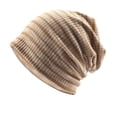 thumbnail image 1 of beishanbush Baseball Caps Men's and Women's Lightweight Slouch Beanie Solid Color Knitted Hats Soft Hat for Autumn and Winter Beige, 1 of 3