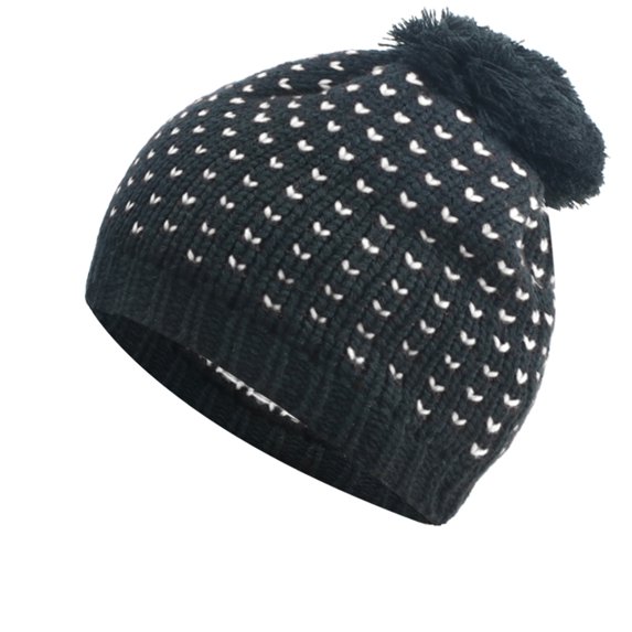 beishanbush Baseball Caps Women Knit Slouchy Beanie Baggy Hat with Pompom Winter Soft Warm Ski Cap White