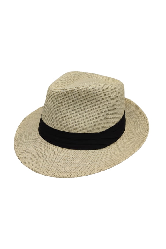 Bucket Hats Unisex Men Women Panama Wide Brim Straw Hats Aldult Jazz Straw Hat Top Hat Sun Hat Rose Gold