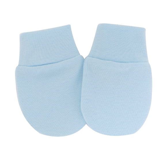 beishanbush Gloves Mittens Baby Mittens Toddler Gloves No Scratch Mittens Unisex Cotton Gloves for 0-6 Months Baby Boys Girls Sky Blue