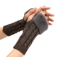thumbnail image 1 of beishanbush Gloves Mittens Thermal Gloves for Women Warm Glove Windproof Elastic Texting Black Gloves Women Warm Lined Gloves Warm Thermal Outdoor Gloves Dark Gray, 1 of 5