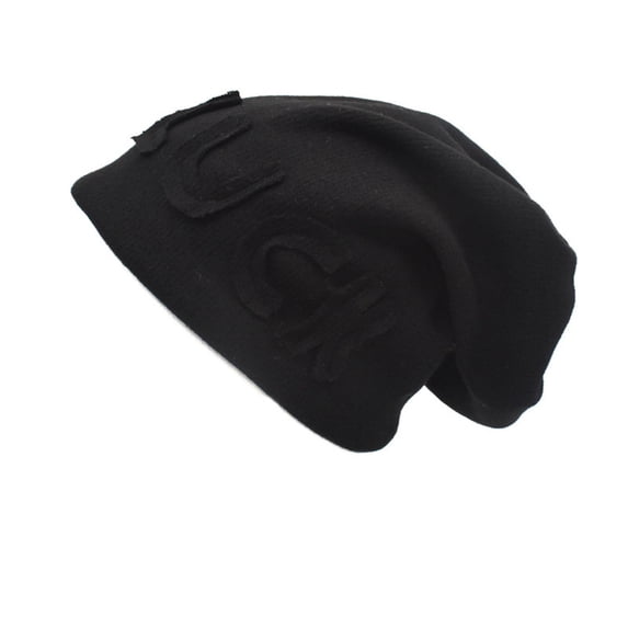 beishanbush Hats Winter Hats for Men Women Soft Warm Knit Hat Ski Stocking Cap Black