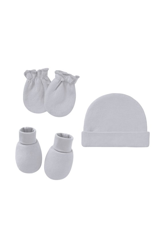 Scarf ,Hat,& Gloves Hat Gloves Foot Set Three Piece Multi Color Set Silver