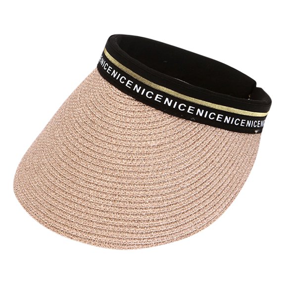 beishanbush Sun Hats Summer Outdoors Women Wide Brim Straw Hat Beach Golf Sun Hats Protection Travel Ponytail Sun Cap UPF 50+ Caps C