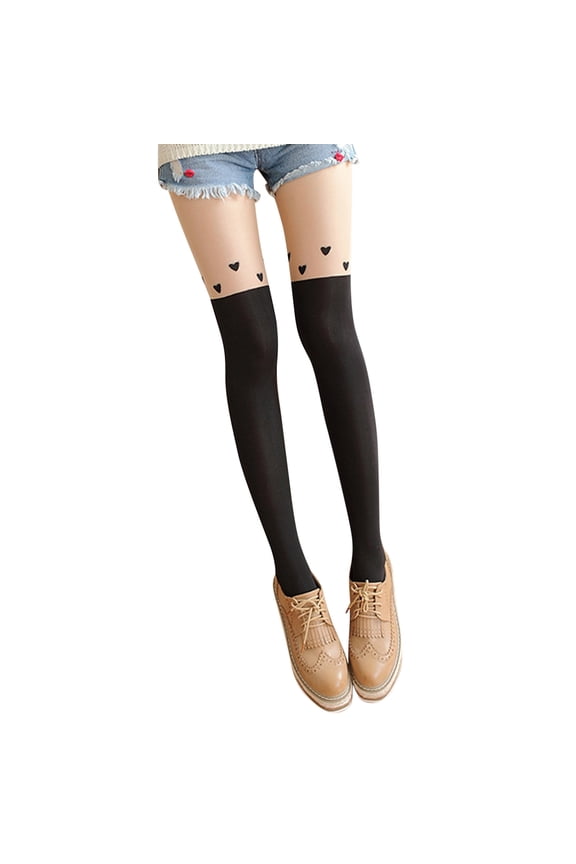 Tights Women High Tube Stitching Stockings Velvet Pantyhose Thigh Anti-Hook Silk Bottoming Socks Tights Stocking Beige