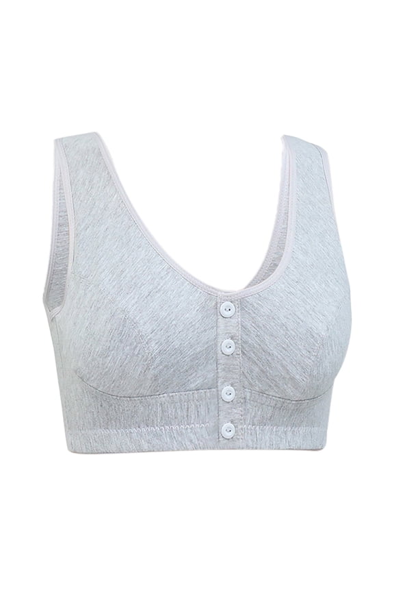 Clothing 2025 Bra Under $5 Women Button Front Thin Cotton Underwear