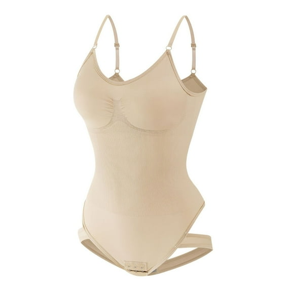 beishanbush Clothing 2025 Shapers Under $10 Women Bodysuit Butt Lifter Sleeve High Stretch Leotard Tummy Body Shaper