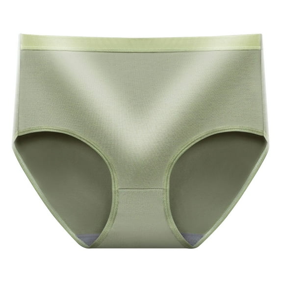 beishanbush Clothing 2025 Women'S Panties Under $5 Women's Cotton Underwear High Waist Stretch Briefs Soft Underpants Breathable Ladies