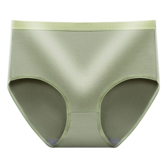 beishanbush Clothing 2025 Women'S Panties Under $5 Women's Cotton Underwear High Waist Stretch Briefs Soft Underpants Breathable Ladies