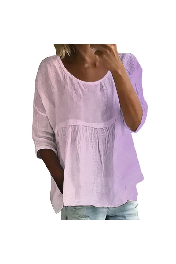 Spring Sales Saving $10 Loose Fit Tees Fashion Clothing 2026 Women's Print T-Shirt,Half Sleeve Round Neck Loose Large Size Under $15