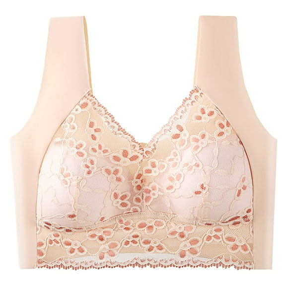 beishanbush Clothing 2025 Bra Under $5 High Support Bras for Women Adjustable Strap Full Coverage Up Bras Comfortable No Underwire Wireless Bras