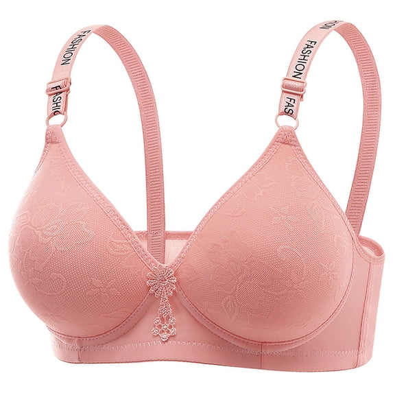 beishanbush Clothing 2025 Bra Under $5 Women's Fashionable Casual Underwear Comfortable Gathering Solid Color Bra