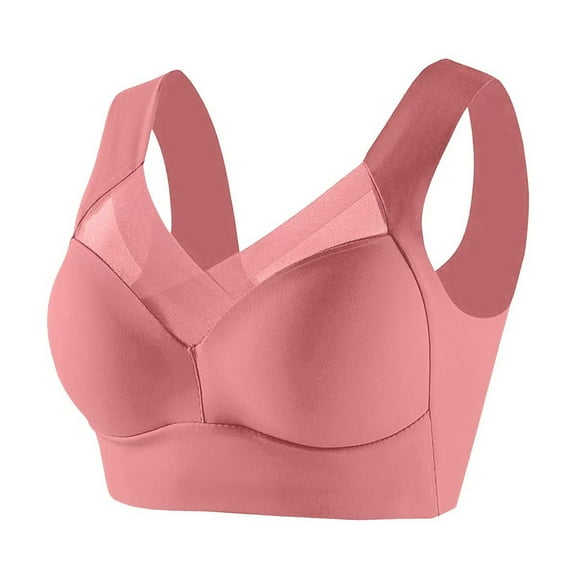beishanbush Clothing 2025 Bra Under $5 Sports Bras for Women Large Bust High Support No Underwire Bra Plus Size Supportive Bra Breathable Padded Bra