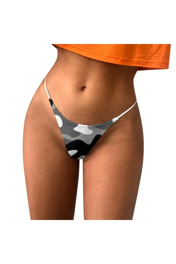 Clothing 2025 Women'S Panties Under $5 Thongs for Women Lace Low Rise Underwear for Ladies T Back Tanga Panties