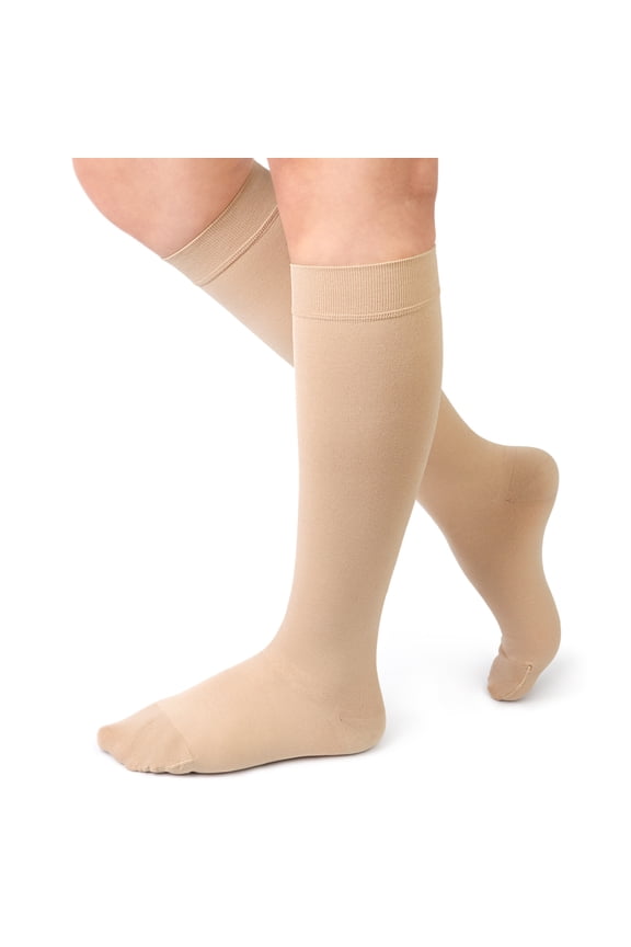 Compression Socks for Women & Men 20-30mmHg - Knee High Medical Graduated Support for Varicose Veins, Edema, Pregnancy, Travel & Running