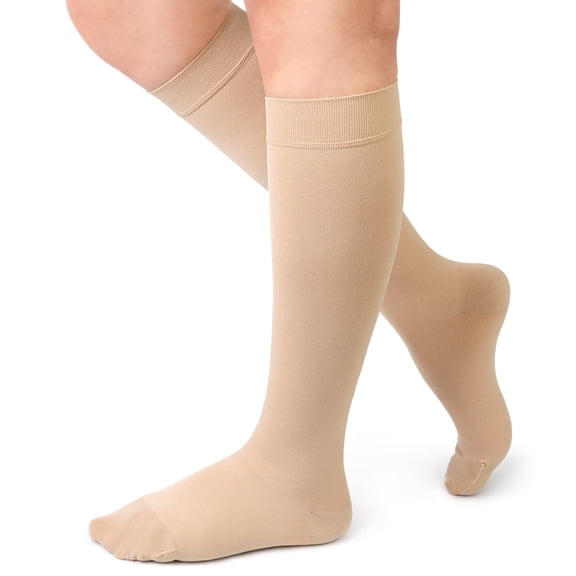 beister Compression Socks for Women & Men 20-30mmHg - Knee High Medical Graduated Support for Varicose Veins, Edema, Pregnancy, Travel & Running