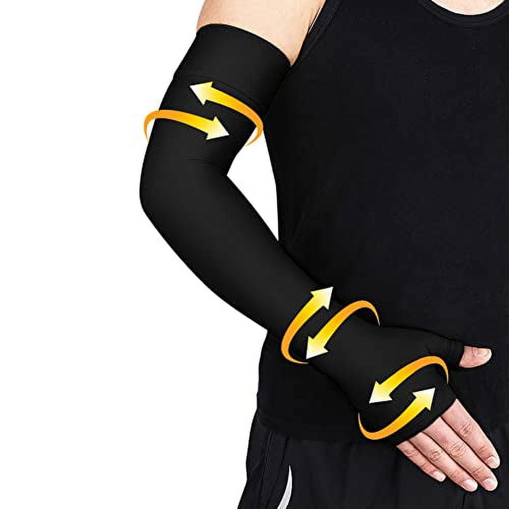 beister Lymphedema Medical Compression Arm Sleeve with Gauntlet for Men