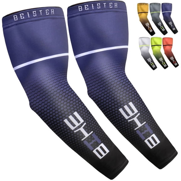 beister UV Sun Protection Cooling Sleeves Arm Sleeves Men Women Cycling