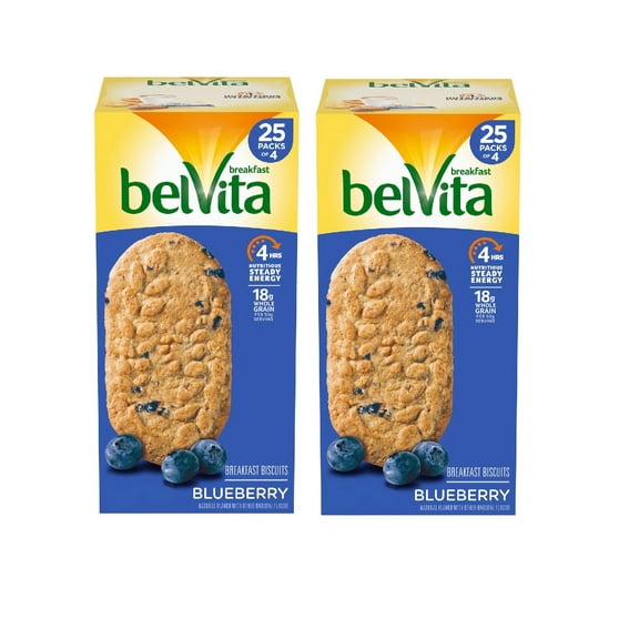 belVita Blueberry Breakfast Biscuits (25 pk.) 2PK