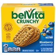 belVita Breakfast Bars Biscuits, Blueberry, 5 Packs (4 Biscuits Per Pack)