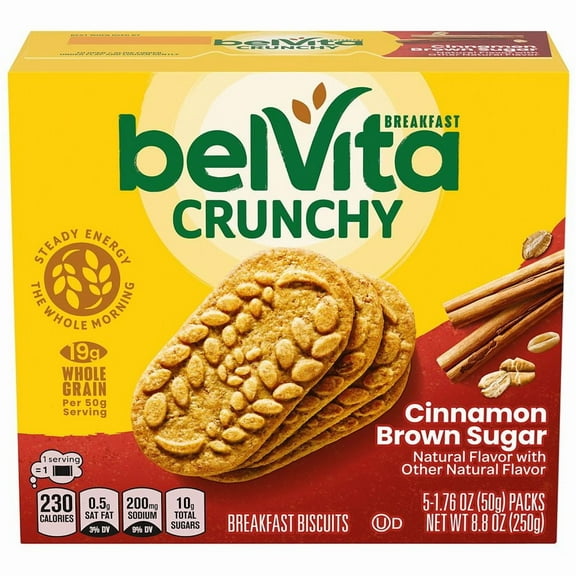 belVita Breakfast Biscuits Cinnamon Brown Sugar 8.8 oz