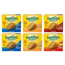 belVita Breakfast Biscuits Variety Pack, 4 Flavors, 30 Packs (6 Boxes)