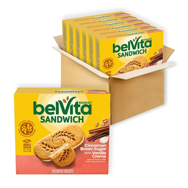 belVita Breakfast Sandwich Cinnamon Brown HYZ01 Sugar with Vanilla