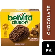 belVita Breakfast Bars Biscuits, Chocolate, 5 Packs (4 Biscuits Per Pack)