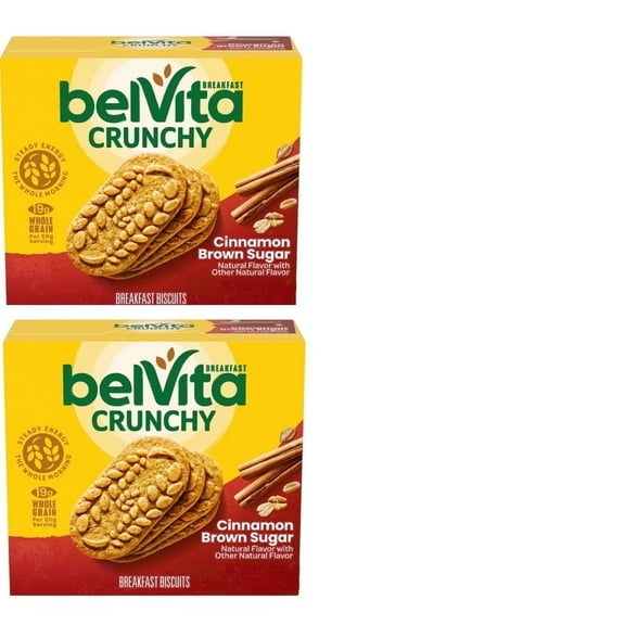 belVita Cinnamon Brown Sugar Breakfast Biscuits - 5 Packs pack of 2