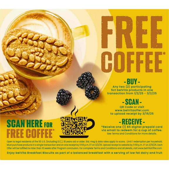 belVita Cinnamon Brown Sugar Breakfast Biscuits - 5 pk- Pack of 2