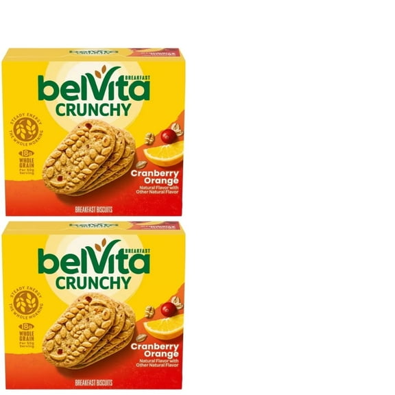 belVita Cranberry Orange Breakfast Biscuits - 5 Packs pack of 2