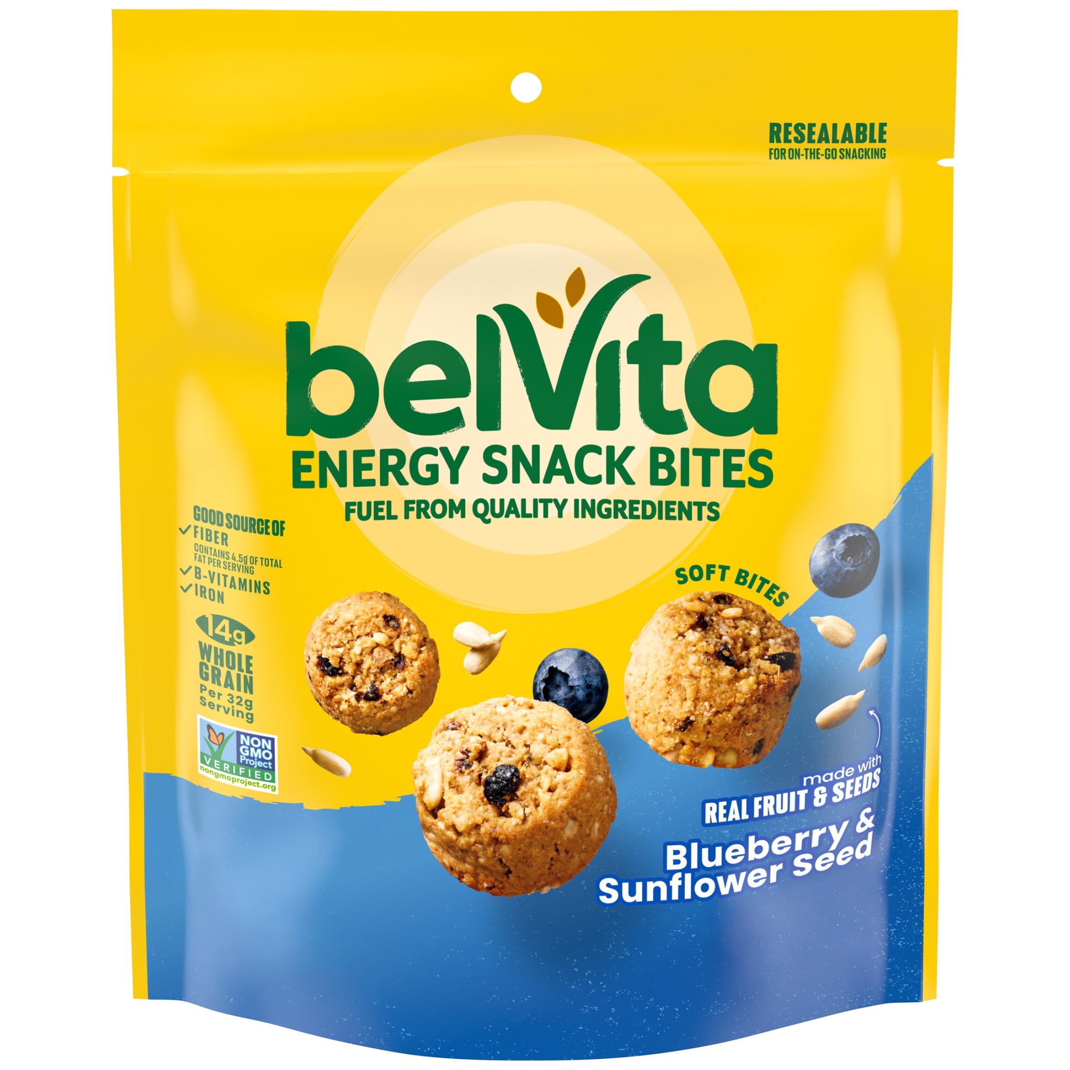 Walmart discount codes: belVita Energy Snack Bites, Blueberry and Sunflower Seed, 5 oz