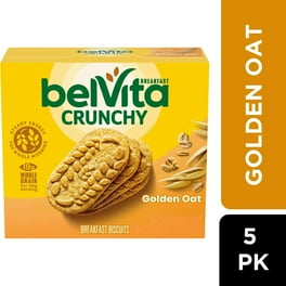 belVita Golden Oat Breakfast Biscuits, 5 Packs - Whole Grain