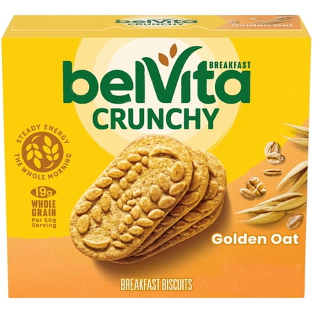belVita Breakfast Bars Biscuits, Golden Oat, 5 Packs (4 Biscuits Per Pack)