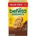 thumbnail image 1 of belVita Breakfast Bar Biscuit Sandwiches Dark Chocolate Creme, Value Pack, 12 Packs, 1 of 18