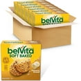 belVita Soft Baked Banana Bread Breakfast Biscuits, 30 Total Packs, 6